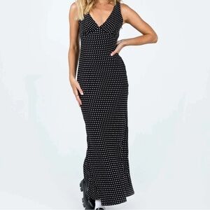 Princess Polly Nellie Maxi Dress Black